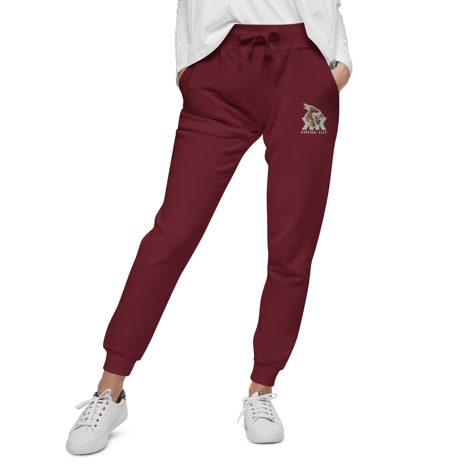 KARDINAL KLAY UNISEX FLEECE SWEATPANTS.